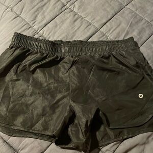 Black athletic shorts